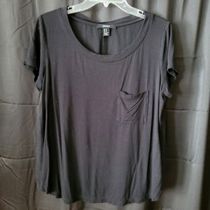 Black Tee with sheer back